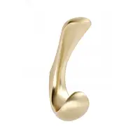 Крючок мебельный ORA, брашированное золото — купить оптом и в розницу в интернет магазине GTV-Meridian.